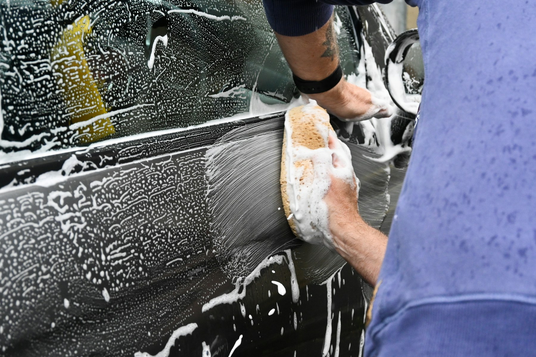 Exterior foam wash